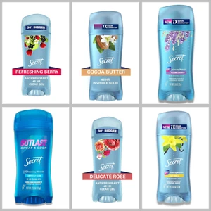 Secret, 48/72HR Clear Gel & Invisible Solid Antiperspirant/Deodorant 2.6oz (73g) - Bild 1 von 18