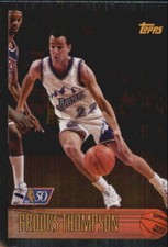 1996-97 Topps NBA at 50 Foil #219 Brooks Thompson Utah Jazz NBA Basketball NM