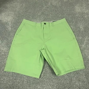 Bonobos Mens The Chino Shorts Green Size 35 Athletic 9" Inseam Casual - Picture 1 of 10