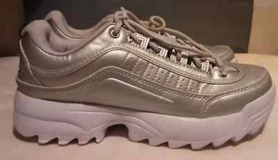 AVIA  Memory Foam Sneakers Silver Non-Marking Soles WMAI19ES025 Women’s Size 7.5 - Image 1 of 4