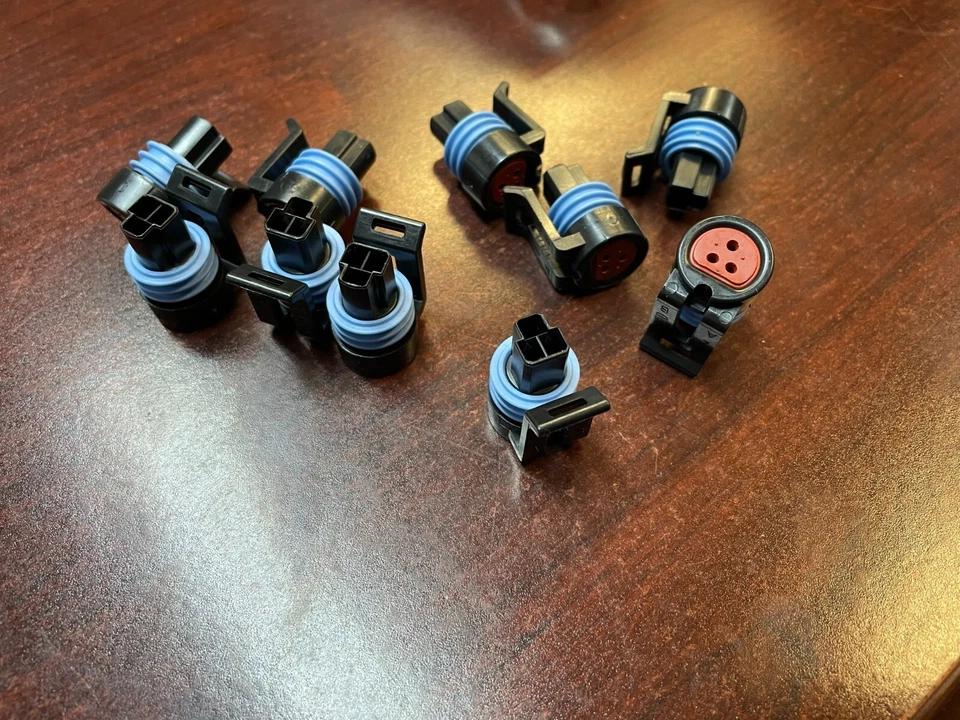 10-PCS Delphi Aptiv Metri-Pack 150 Black 3 Way Sealed Female Connector 12065287 - Image 1 of 1