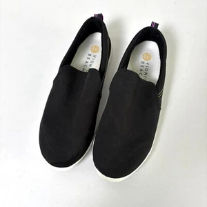 Zapatillas sin cordones Vionic Beach Marshall de lona talla 10 negras lavables - Imagen 1 de 10