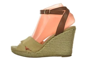 Kelsi Dagger Quinella Womens Shoes Size 7.5 M Beige Ankle Strap Espadrille Wedge - Picture 1 of 6