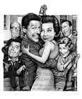 Dick Van Dyke Show 8" x 10" Ink-on-Paper Print Drew Friedman SIGNED or UNSIGNED