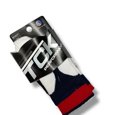 TCK Performance 蓝色红色白色成人小号 1 双 — 第 1/2 张图片