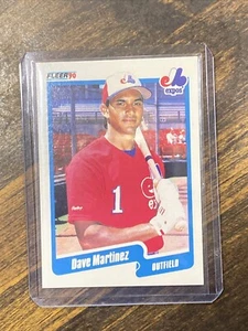 1990 FLEER # 353 DAVE MARTINEZ RED ORIGINAL CARD!!!! - Picture 1 of 24