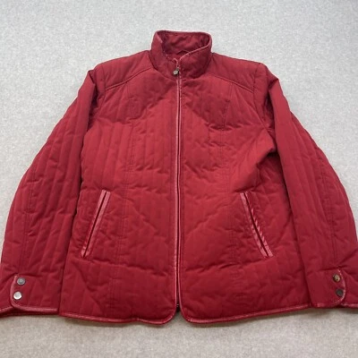 Abrigo Covington Outerwear Mujer XLarge XL Rojo Piel Forrada Chaqueta Informal DE COLECCIÓN Foto 1 de 4