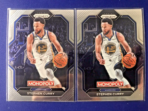 2022-23 Panini Prizm Monopoly #PS6 Stephen Curry x2 Skills Allstar Warriors