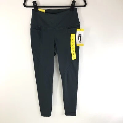 Danskin Womens Contour Leggings Athletic Pull On Stretch Black Size S - Image 1 of 4