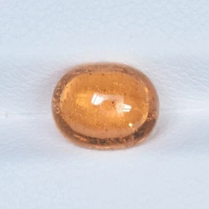 3,08 kt bester Glanz Fanta Orange natürlicher Spessatit Granat - ovaler Cabochon - Bild 1 von 2