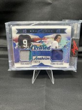 2022 Leaf Art of Hockey Paul Kariya Teemu Selanne /15 Retired Remnants #RR-26
