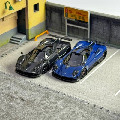 U2 1:64 pagani 760LH Black/Blue carbon limited299 Resin Model Car - Image 1 of 4
