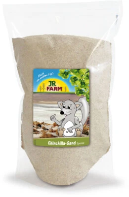 JR FARM Chinchilla-Sand Spezial 1kg Spezialsand für Degus Rennmäuse Chinchilla