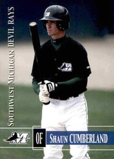 2005 Southwest Michigan Devil Rays Grandstand #9 Shaun Cumberland Pace Florida 