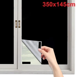 350x145M Statische Verdunkelungsfolie für Fenster, lichtundurchlässig UV Schutz - Bild 1 von 17