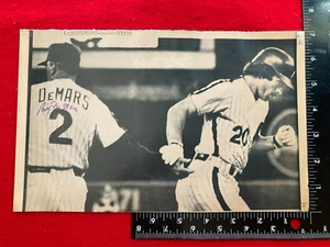 1980s BILLY DEMARS SIGNED Mike Schmidt Philadelphia Phillies Wire Press Photo - Picture 1 of 7