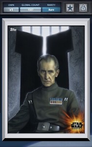 Grand Moff Tarkin ESSENTIALS WHITE Topps Star Wars Card Trader 2016 DIGITAL