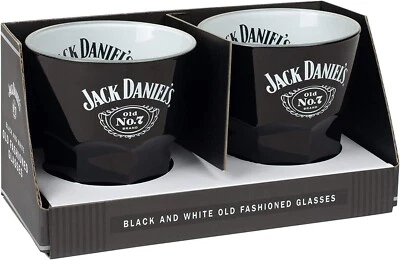 Jack Daniel's Black and White Double Old Fashioned Pair - Image 1 of 4