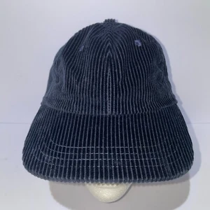 Casquette snapback Steve Alan bleu velours côtelé 100% coton Made in USA - Photo 1/7