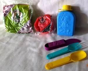 Camping Set MCDONALDS 1989 McDonalds Happy Meal Toys Complete Set of 4 - Picture 1 of 3