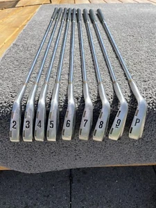 Shamrock Deluxe USA Golf Iron Set 2-9,PW 1970s Vintage Steel Shaft Grip Rite - Picture 1 of 24
