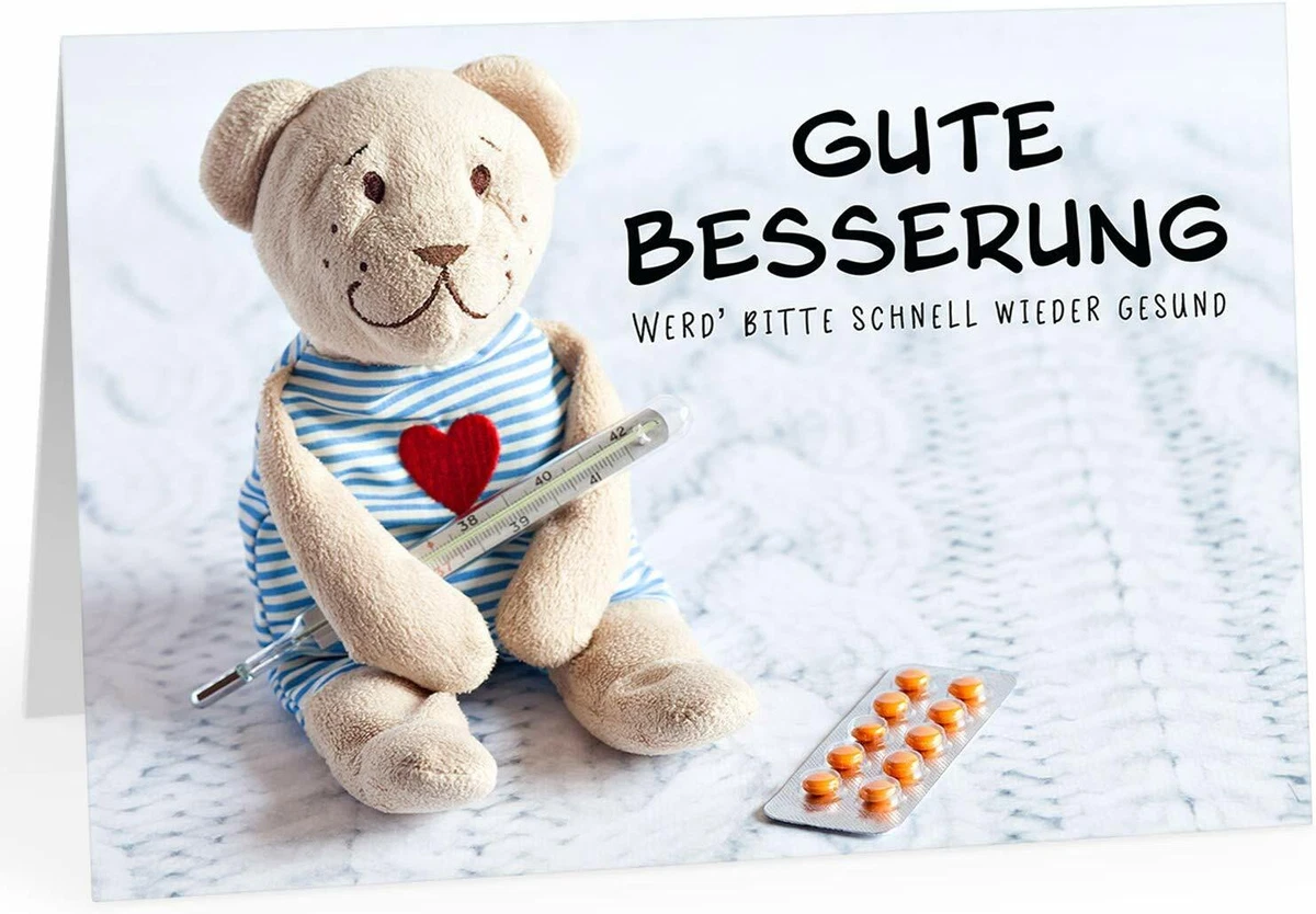 Gute Besserung Bär Tasse – 340 Ml, Spülmaschinengeeignet, Als Genesungsgeschenk Für Krankenhaus