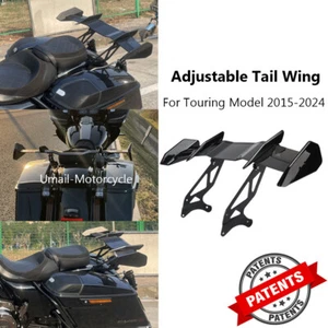 2015-2024 Rear Tail Wing Spoiler Adjustable For Harley Street Glide Road King - Bild 1 von 11