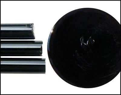 Intensiv-Schwarz (Dense Black - 2/3mm Stringer) per Meter - Effetre T066H