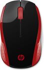 HP 200 Empress Red 2.4 GHz USB Wireless Mouse with Red LED 1000 DPI Optical Sens