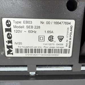 Spazzola per pavimenti Miele Aspirapolvere Electro Plus SEB 228 DIFETTO 7319126 Tipo EB03  - Foto 1 di 11