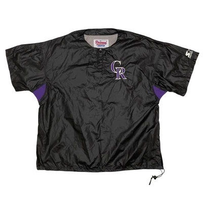 VTG Starter Colorado Rockies MLB Lightweight Pullover Windbreaker Large Nylon - Imagem 1 de 4