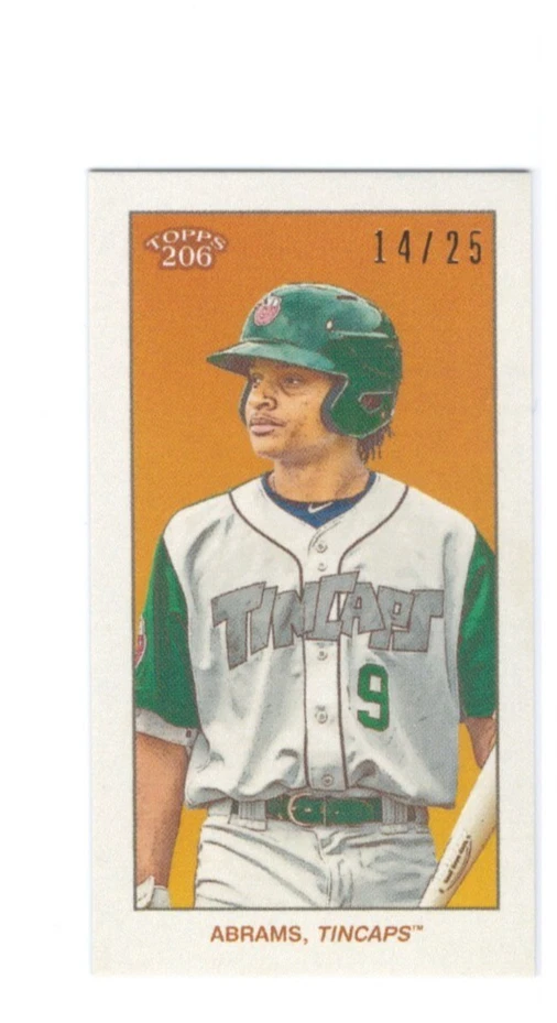 2020 Topps 206 CJ Abrams #'d /25 Cycle Back Pre Rookie RC Tincaps FREE SHIPPING! - Image 1 of 2