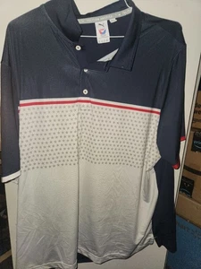 2022 Puma Men's Volition Patriot Golf Polo Navy Blazer Bright White Herren XLarge - Bild 1 von 5