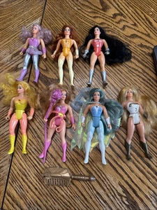 Vintage 1984 Galoob Lot Of 7 Guardian Of The Gemstone Action Figure - Hard To If - Foto 1 di 16