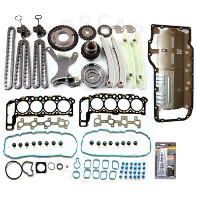 Oil Pan Gasket Head Gasket Set For 2000-2001 Dodge Durango Dakota 4.7L - Image 1 of 4