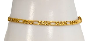 14K Gold Bracelet, 6-3/4'' Long. - Picture 1 of 5