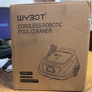 WYBOT A1 Cordless Robotic Pool Cleaner, Automatic WhiteOrange - Picture 1 of 1