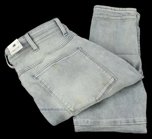 G STAR RAW Mens Vintage Oreon Gray 5620 3D Zip Knee Slim Jeans 36 32 NWT - Picture 1 of 5