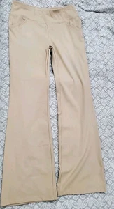Pantaloni yoga IUGA beige taglia L bootcut 4 pezzi gamba larga vita alta allenamento usati in ottime condizioni  - Foto 1 di 7