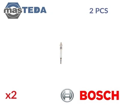 0 250 403 054 ENGINE GLOW PLUGS BOSCH 2PCS FOR TOYOTA COROLLA,HIACE IV,AVENSIS - Image 1 of 4