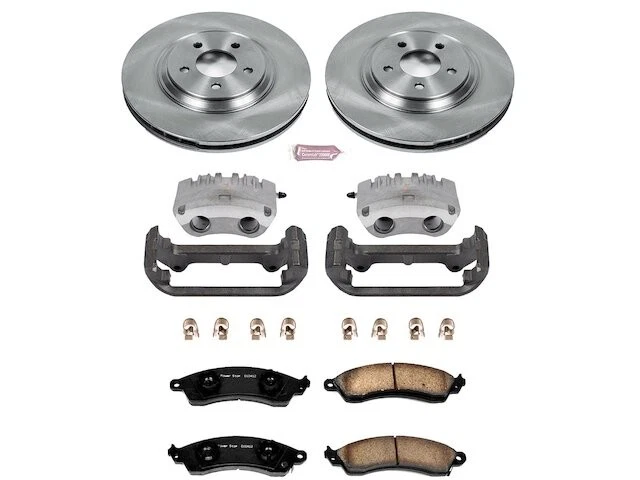 前刹车片和转子套件适用于 99、01、03-04 福特野马 SVT 眼镜蛇 ZQ35X2 — 第 1/1 张图片