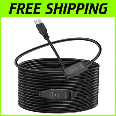 USB Flash Drive Extension Cord 30ft - Compatible with Laptop - Image 1 of 4