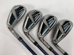 TaylorMade SIM MAX OS Iron Set 8-PW+SW Fujikura Ventus Blue 6R Regular LH - Picture 1 of 9