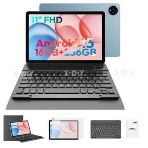 Newest Android 15 Tablet 16GB RAM+256GB ROM (1TB TF) 11 inch 5G WiFi Dual Camera - Picture 1 of 19