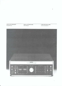 Revox  Service manual  für FM-Tuner digital 8760 englisch Copy - Picture 1 of 1