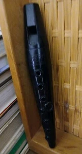 Vintage 1930's SWANSON TONETTE Plastic 'Toy' Recorder Black Made in the USA 7.5" - Picture 1 of 9