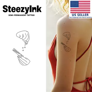 SteezyInk temporary tattoo Smoked Opinion last upto 2 weeks 2 x 3 inch - Picture 1 of 7