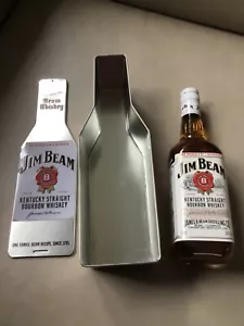 Jim Beam 700 ml Bourbon Whiskey 0,7 (40% Vol) sehr alte Flasche in Metalldose - Bild 1 von 11