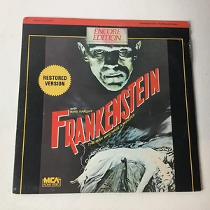 Frankenstein 1931 Boris Karloff Laserdisc Restored Version Encore Edition - Picture 1 of 5