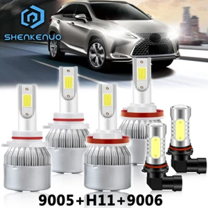 6000K For Lexus RX330 2004 2005 2006 Combo 6x LED Headlight High Low Fog Light - Picture 1 of 8